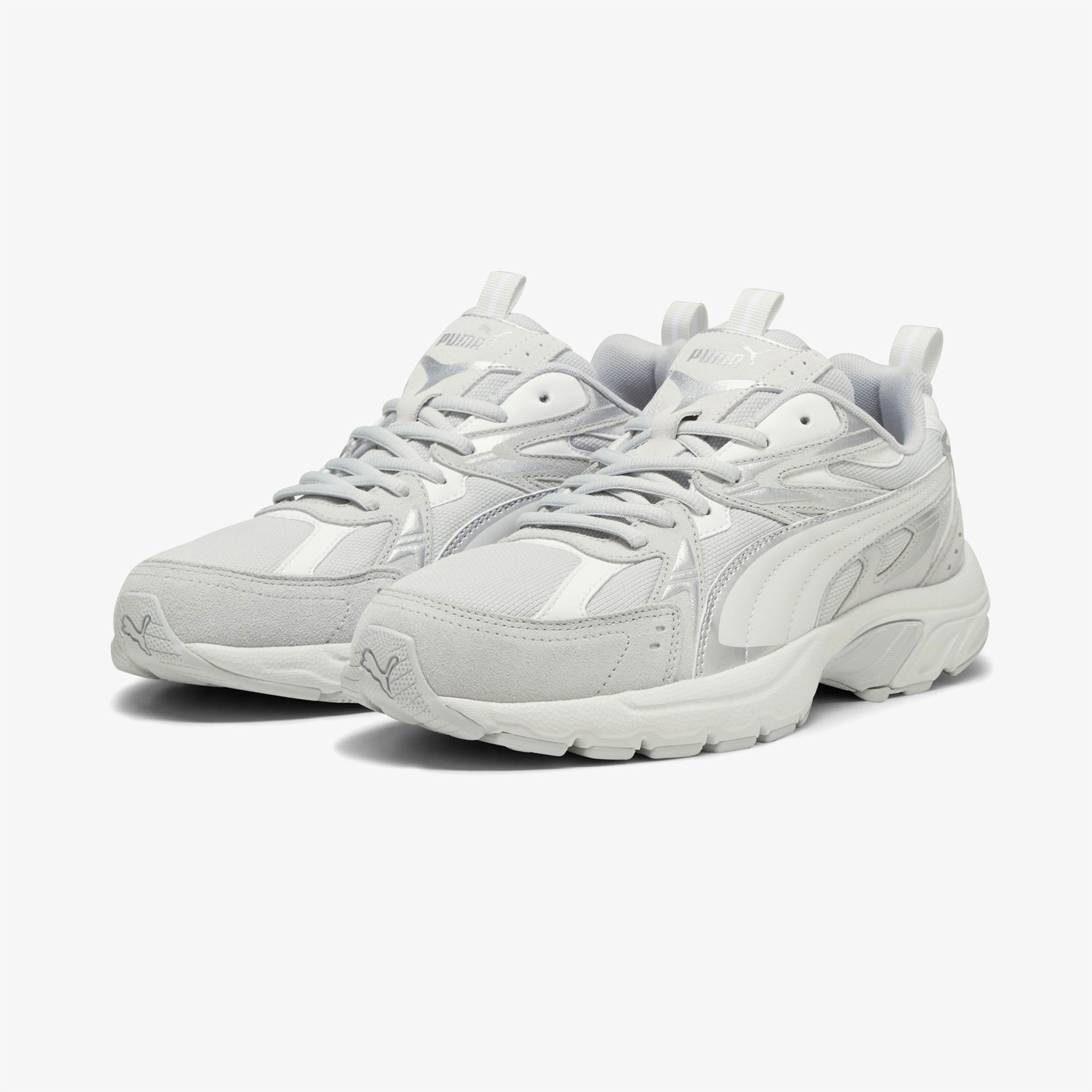 Puma Milenio Tech Suede Cool Light Erkek Beyaz Günlük Spor Ayakkabı