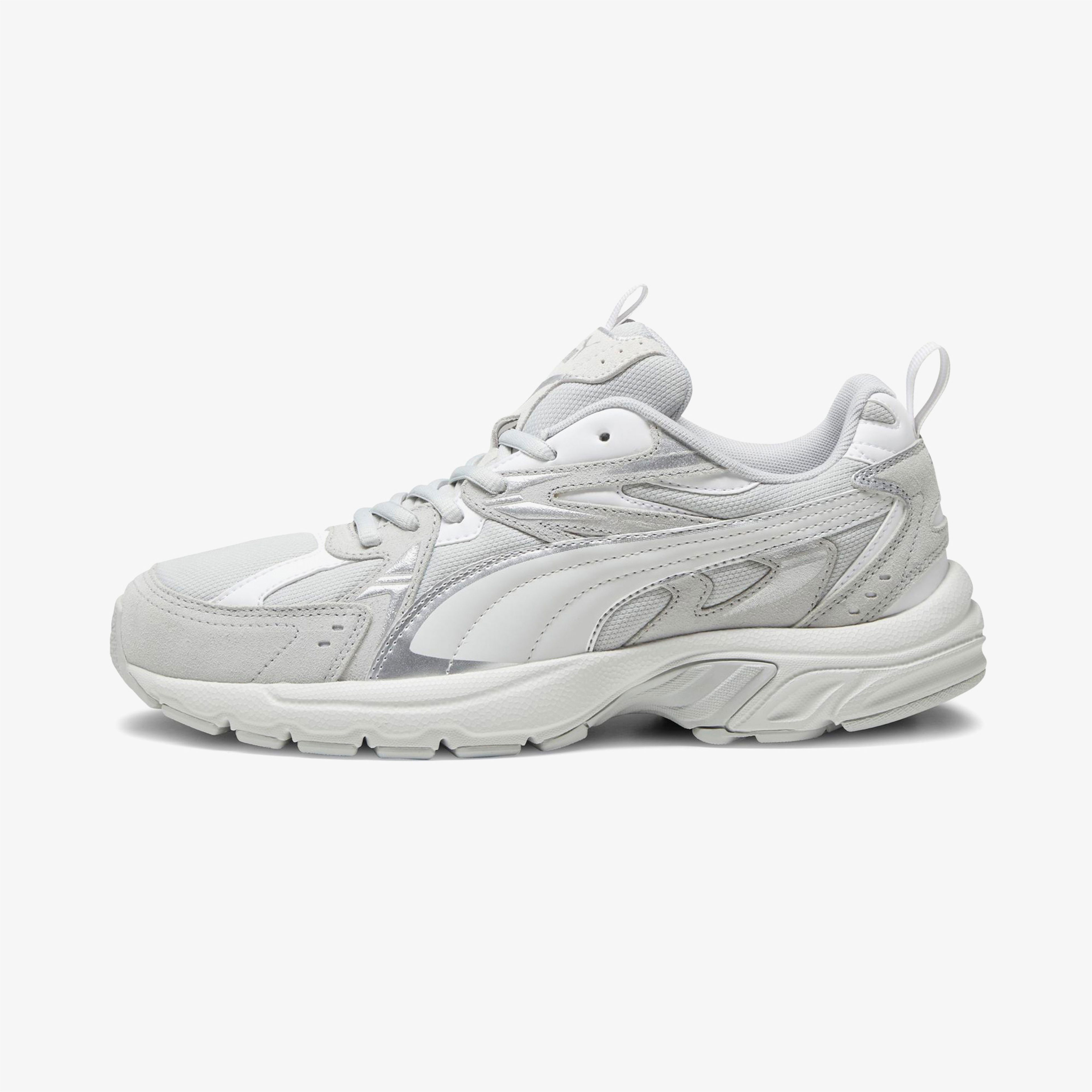 Puma Milenio Tech Suede Cool Light Erkek Beyaz Günlük Spor Ayakkabı