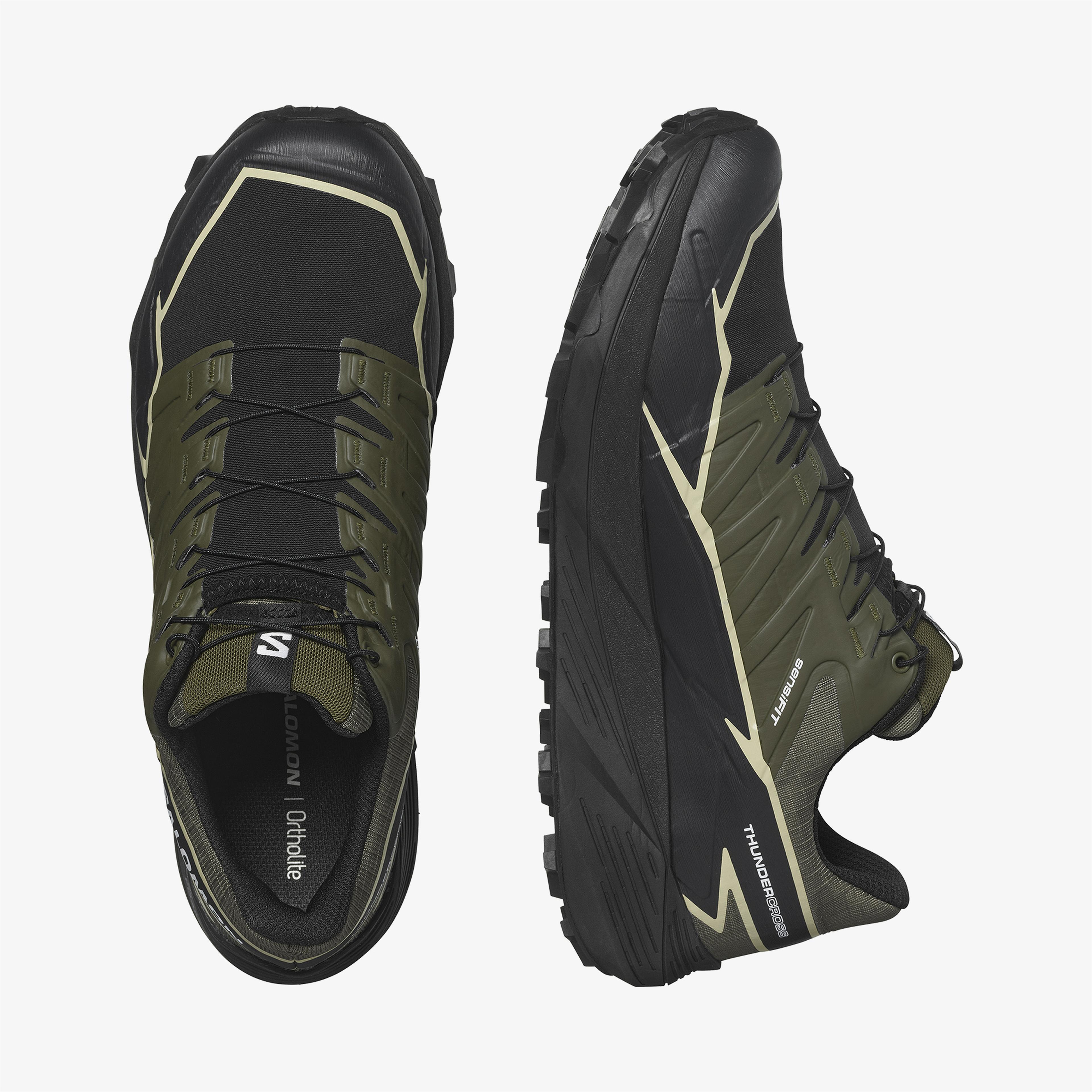 Salomon Thundercross Erkek Yeşil Koşu Ayakkabısı