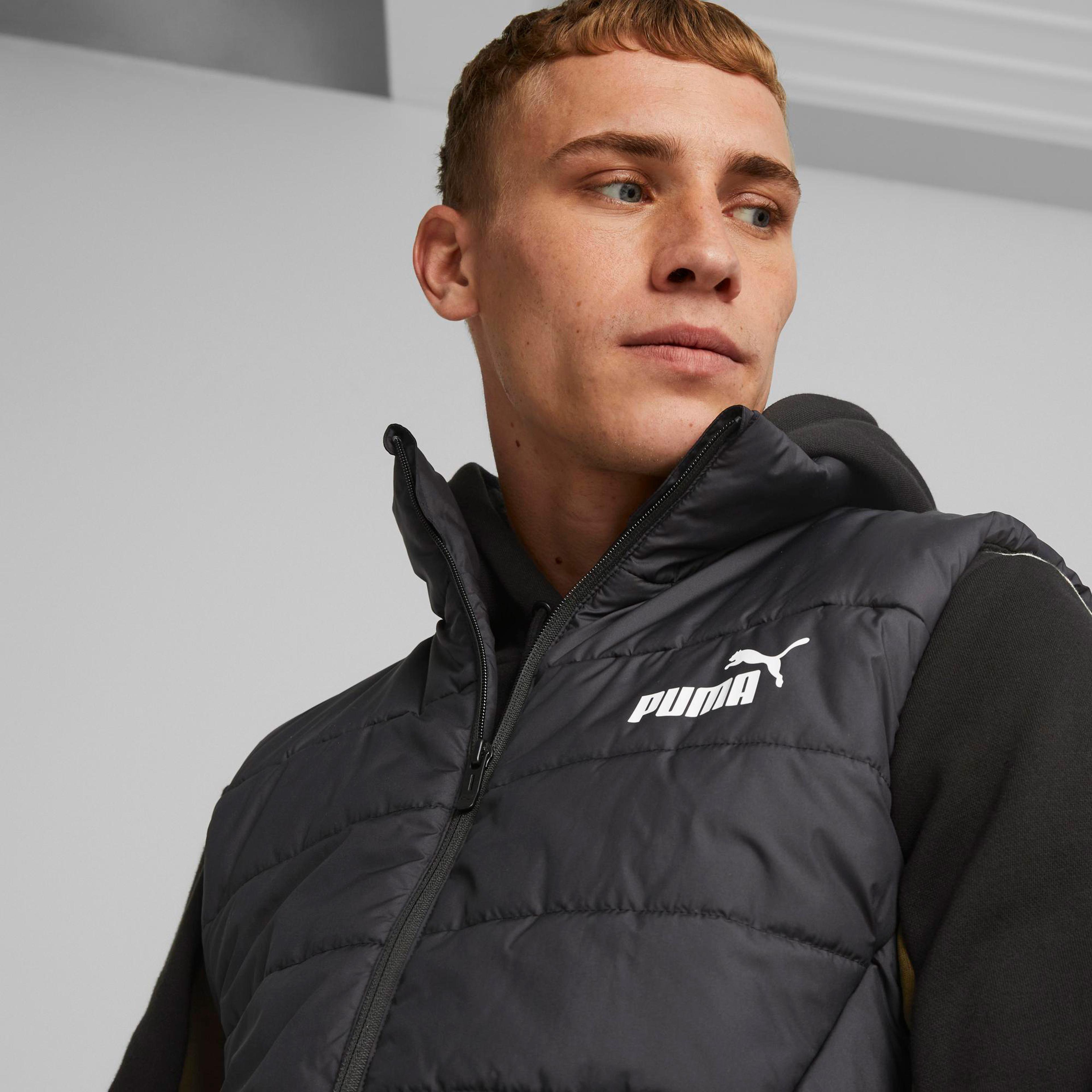 Puma Sportswear Ess+ Padded Erkek Siyah Yelek