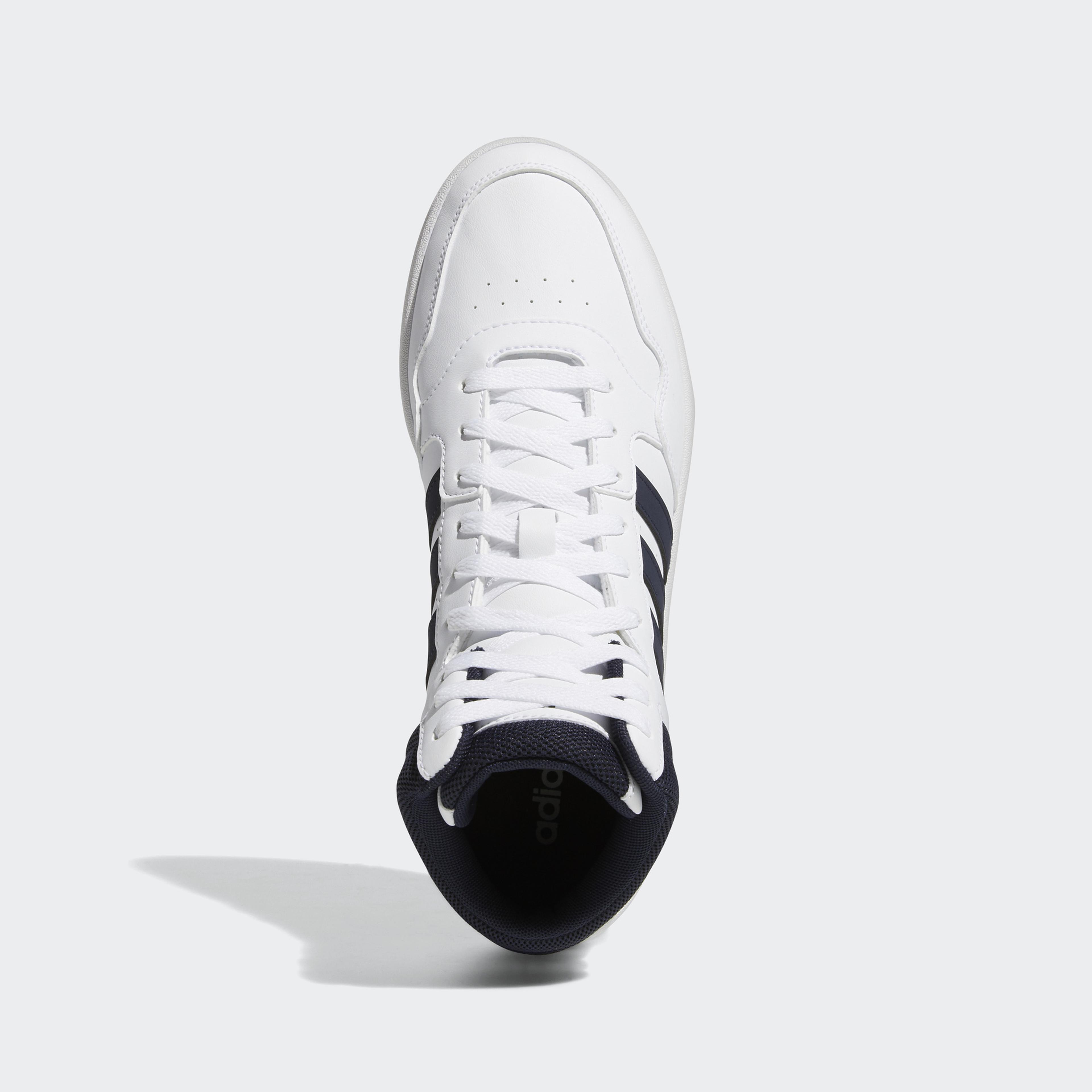 adidas Hoops 3.0 Mid Erkek Beyaz Günlük Spor Ayakkabı