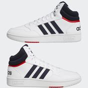 adidas Hoops 3.0 Mid Erkek Beyaz Günlük Spor Ayakkabı
