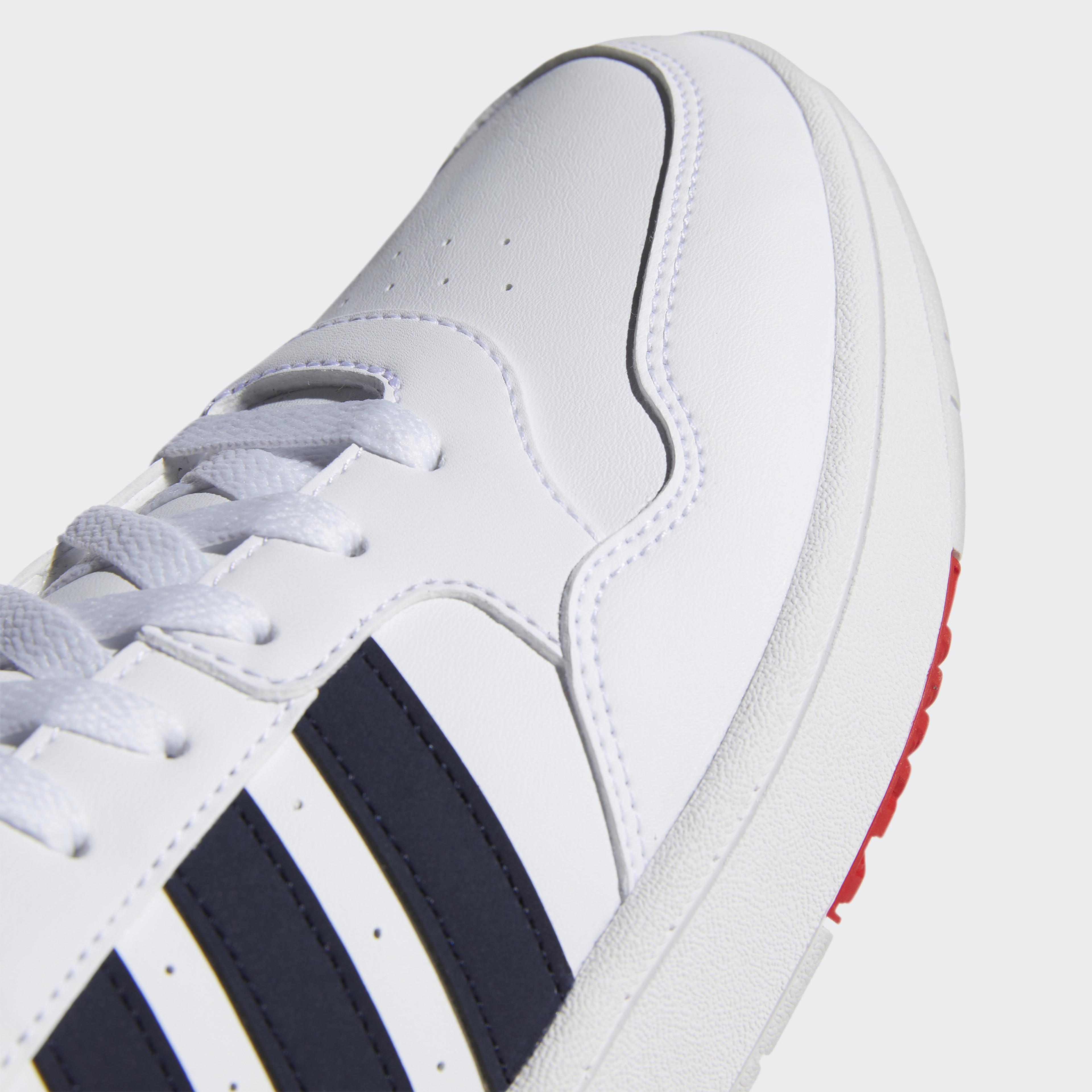 adidas Hoops 3.0 Mid Erkek Beyaz Günlük Spor Ayakkabı