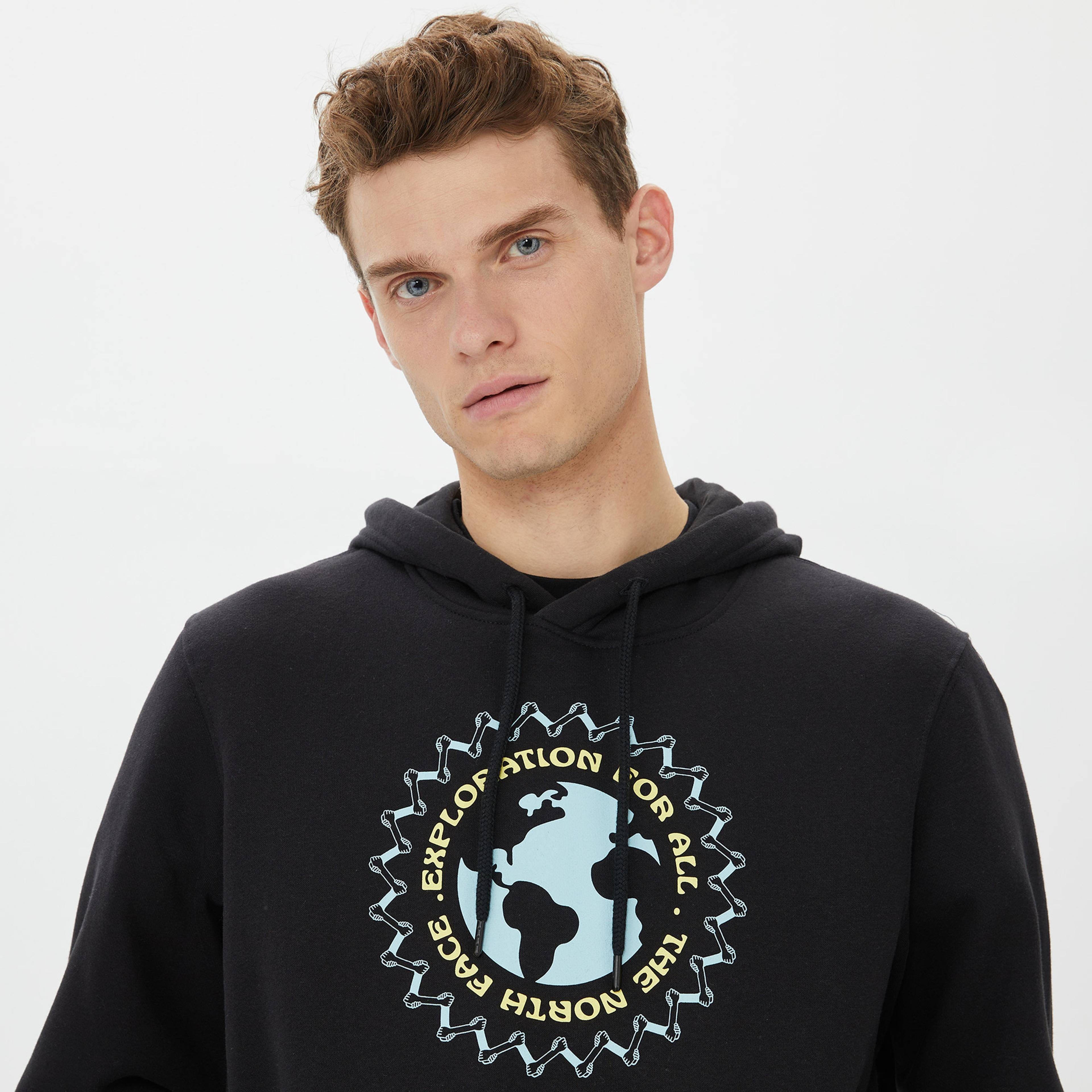 The North Face Brand Proud Hoodie Erkek Siyah Sweatshirt