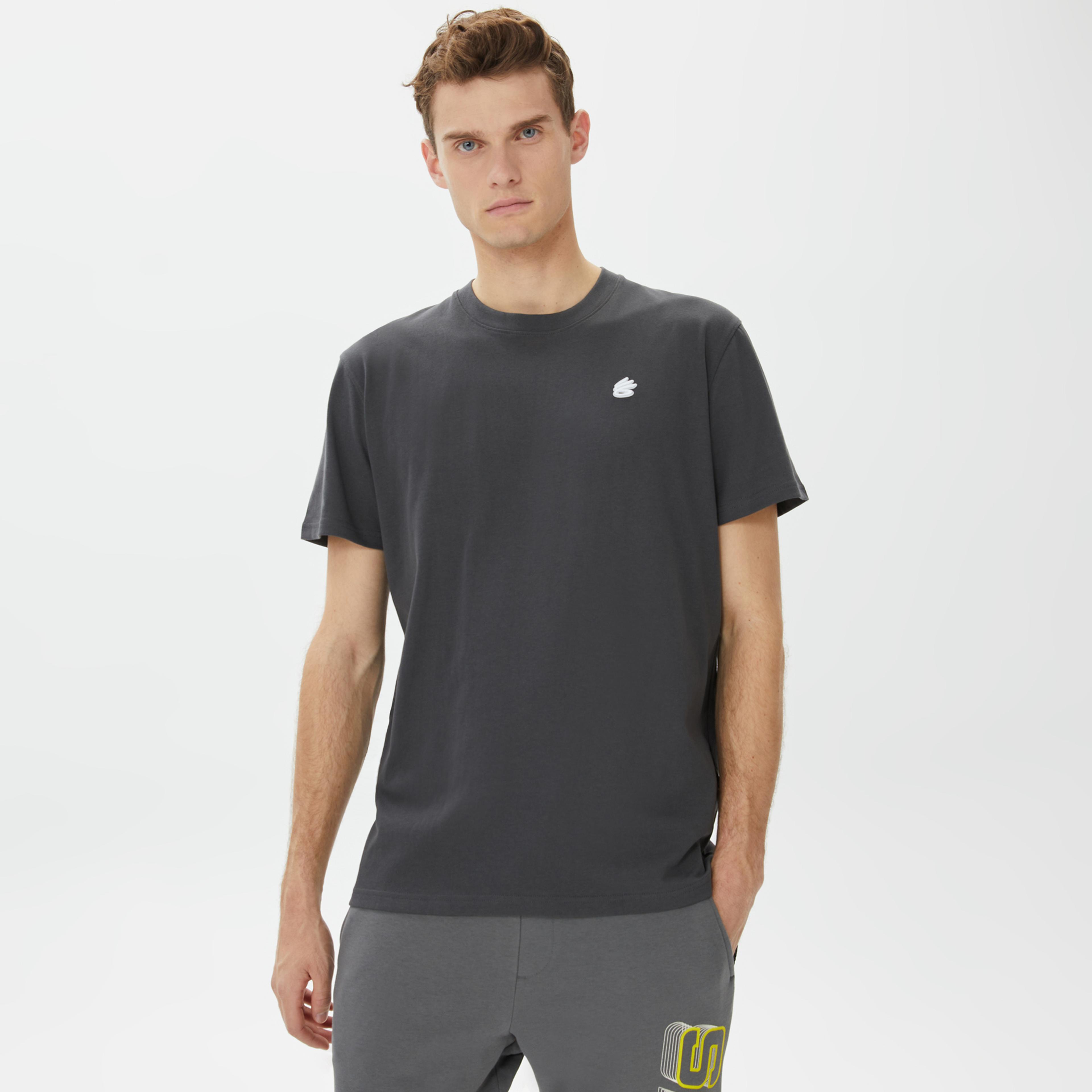 Under Armour Curry Erkek Gri T-Shirt