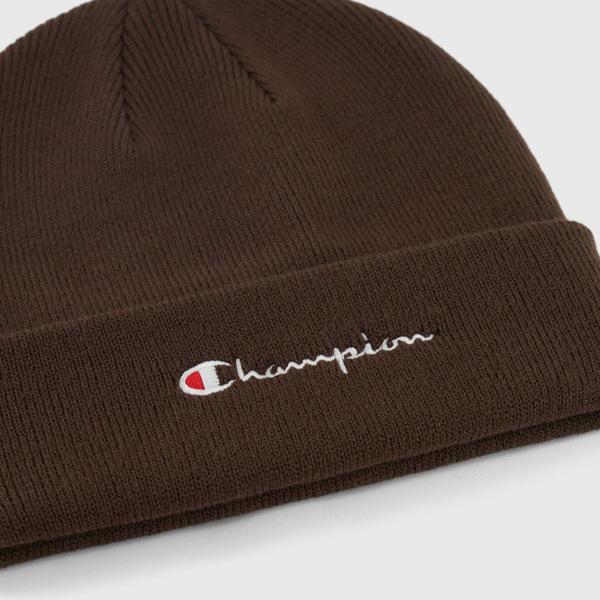 Champion Beanie Unisex Kahverengi Bere_3