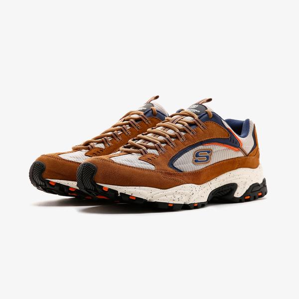 Skechers Stamina Erkek Bej Spor Ayakkabı_1