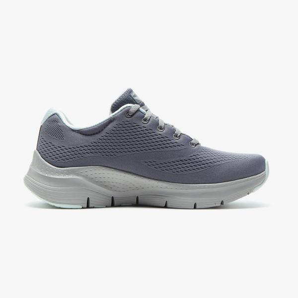 Skechers Arch Fit Kadın Gri/Yeşil Spor Ayakkabı