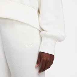 Nike Sportswear Plush Mod Cropped Crew-Neck Kadın Beyaz Sweatshirt