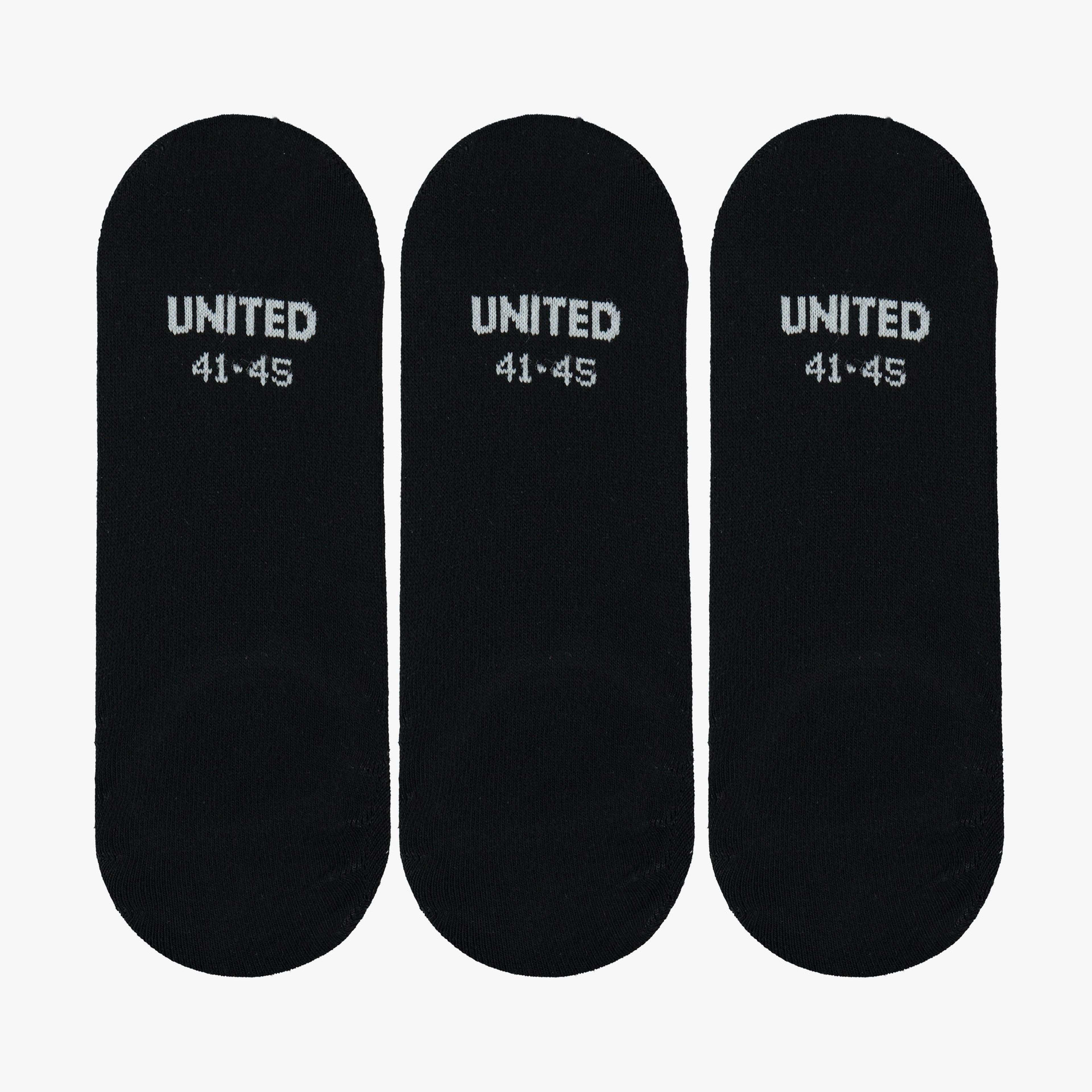 United4 Core Erkek Siyah 3'lü Çorap