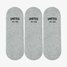 United4 Core Erkek Gri  3'lü Çorap