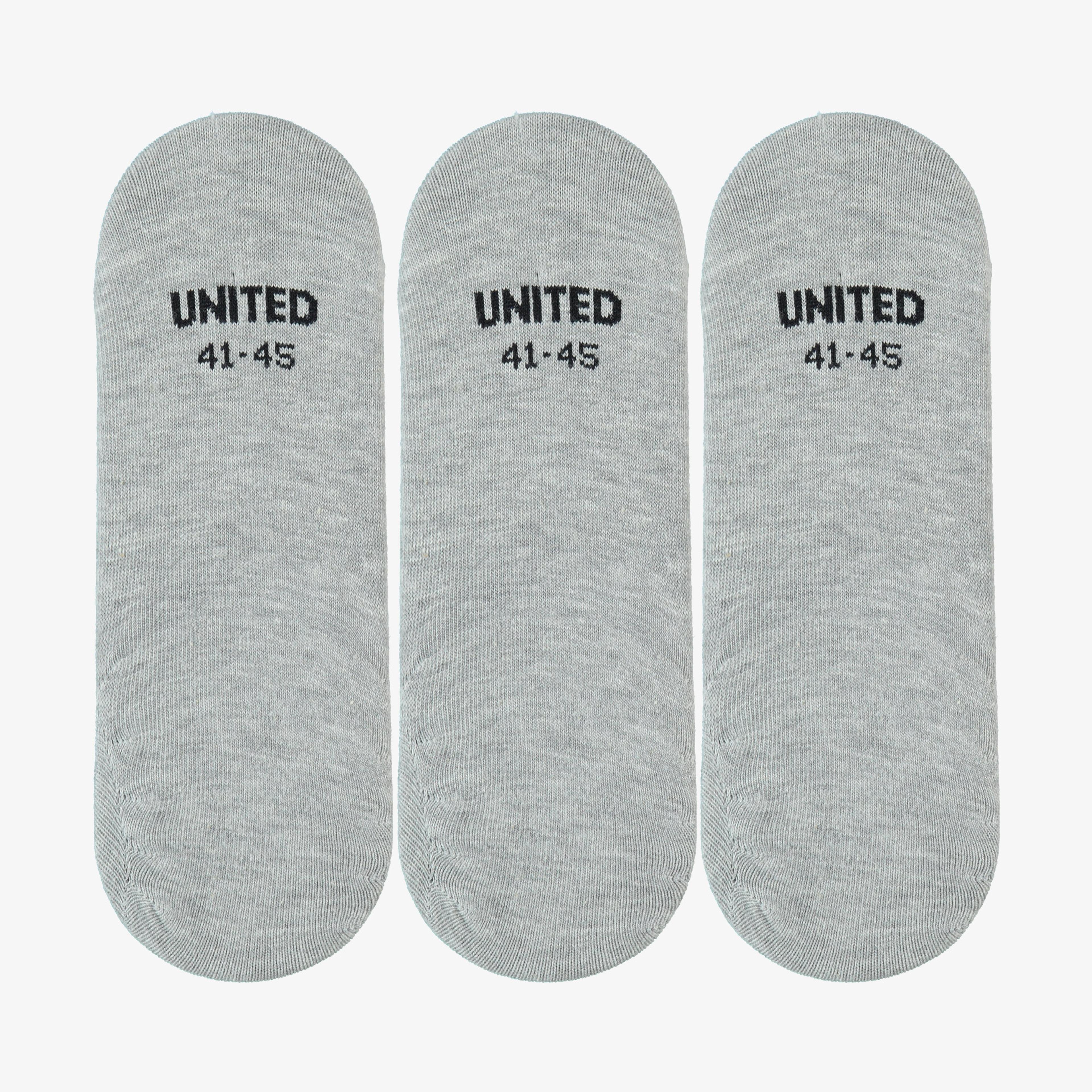 United4 Core Erkek Gri  3'lü Çorap