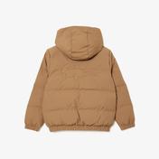 Lacoste Çocuk Kapitone Kahverengi Mont