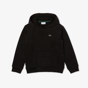 Lacoste Çocuk Kapüşonlu Siyah Sweatshirt