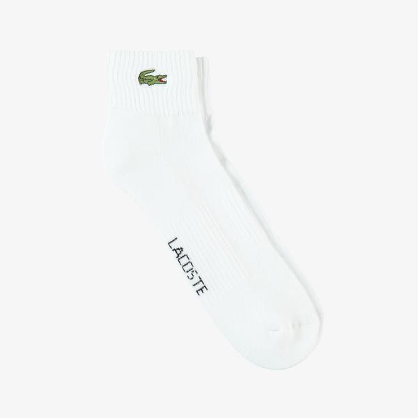 Lacoste Classic Erkek Beyaz Çorap