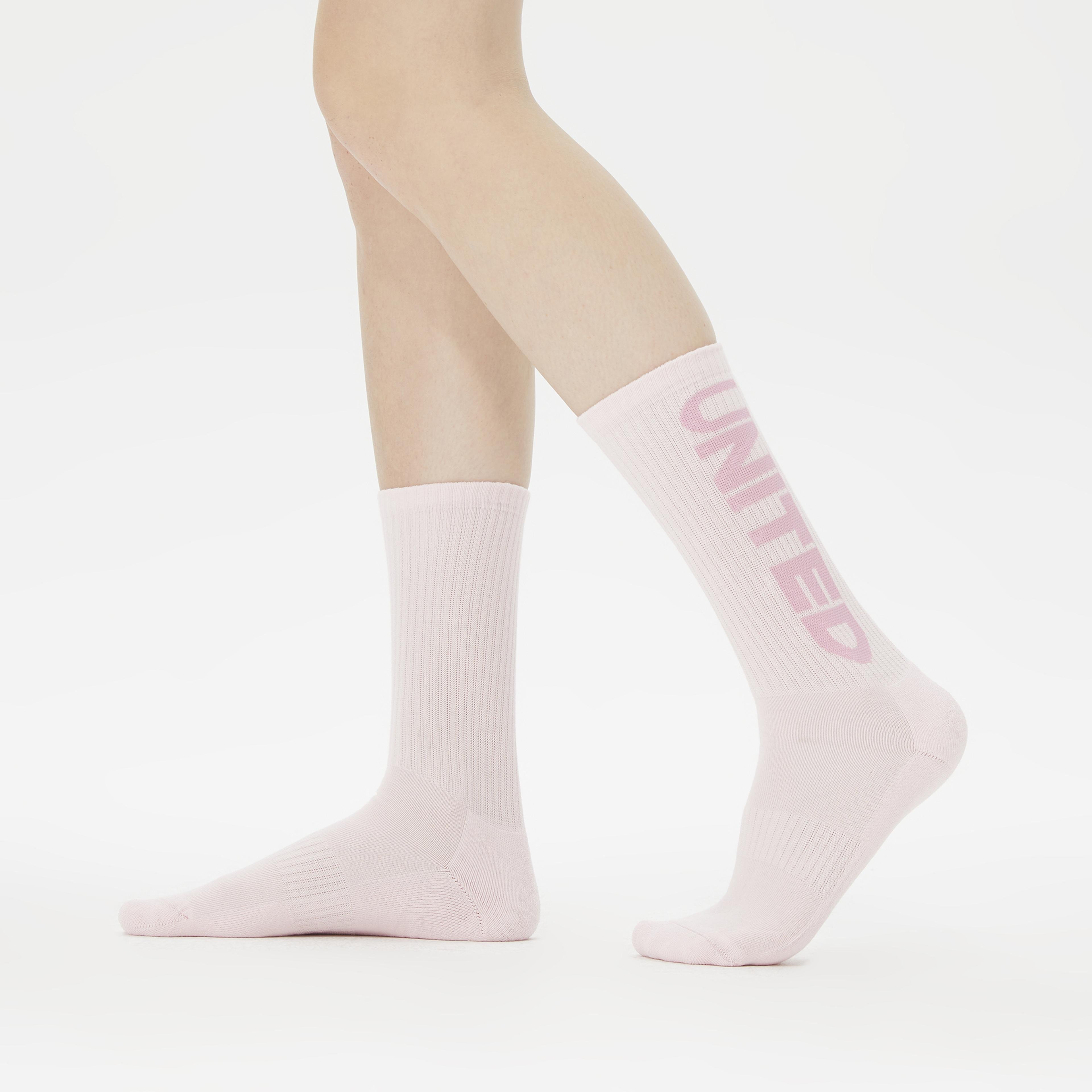 UNITED4 Cure Kadın Mor/Sarı/Pembe 3'lü Çorap