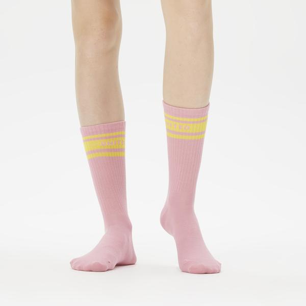 United4 Street  Unisex Pembe/Sarı 2'li Çorap_2