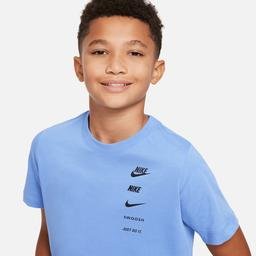 Nike Sportswear Si Graphic Çocuk Mavi T-Shirt