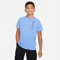 Nike Sportswear Si Graphic Çocuk Mavi T-Shirt