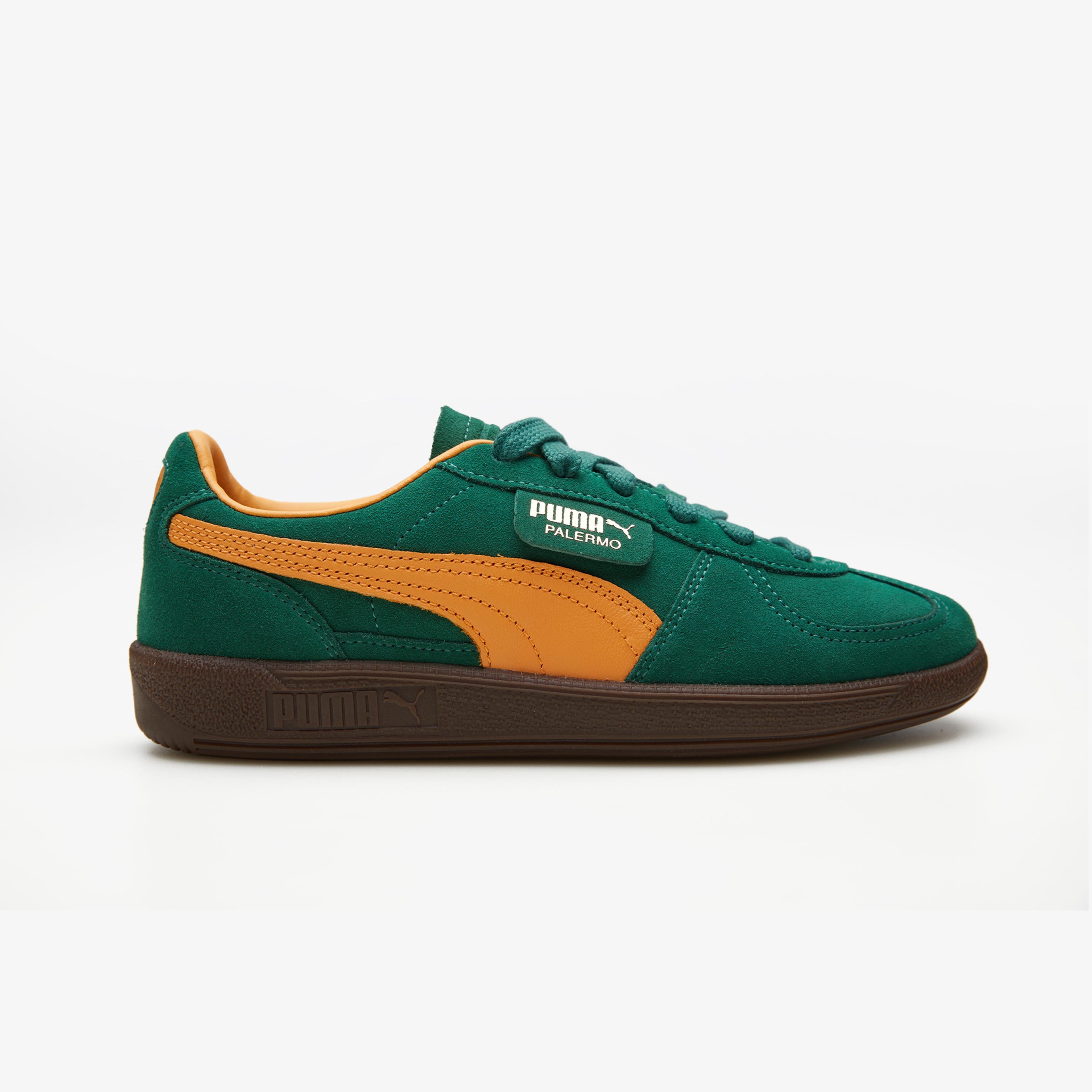 Puma Palermo Unisex Yeşil/Sarı Sneaker