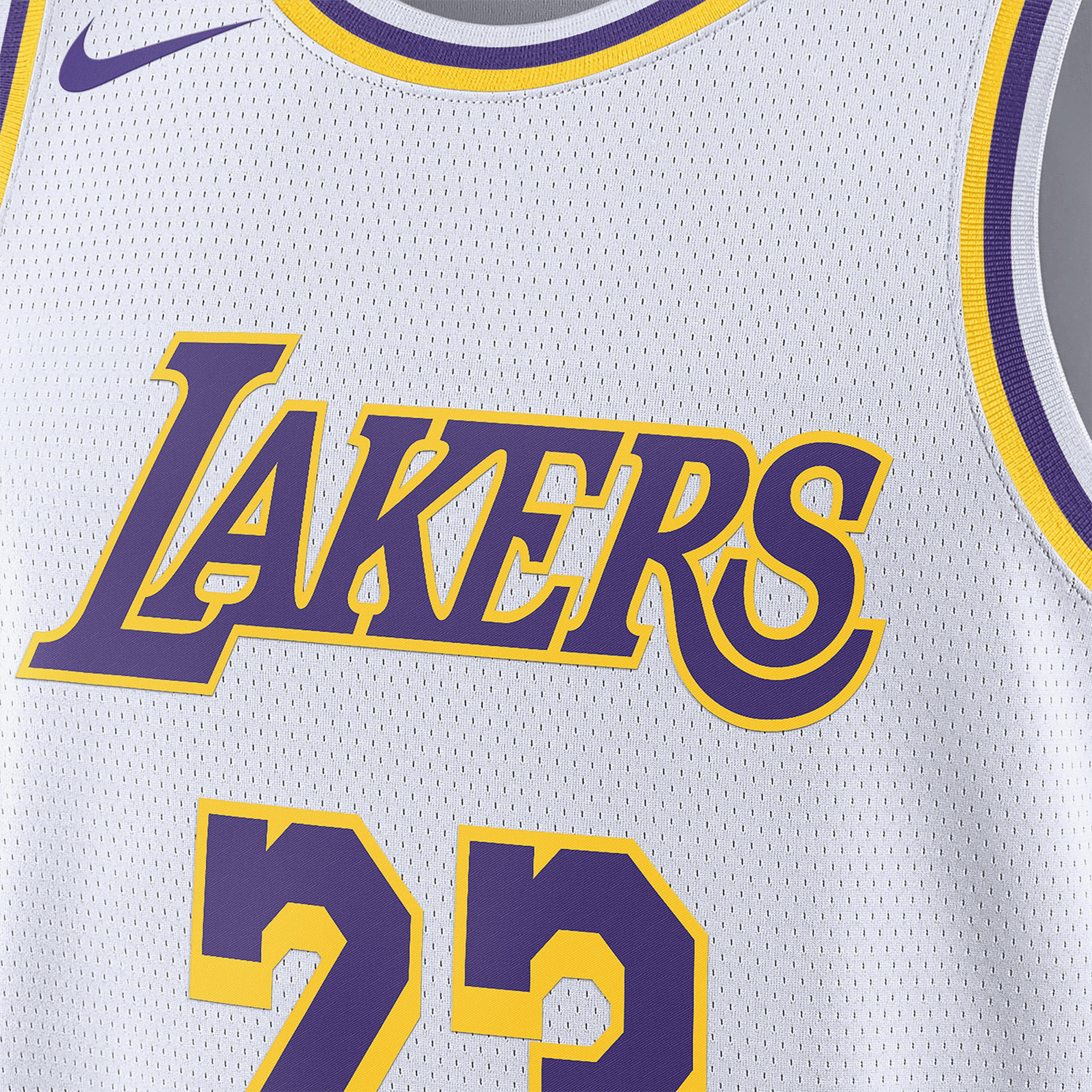 Nike Los Angeles Lakers NBA Erkek Beyaz Forma