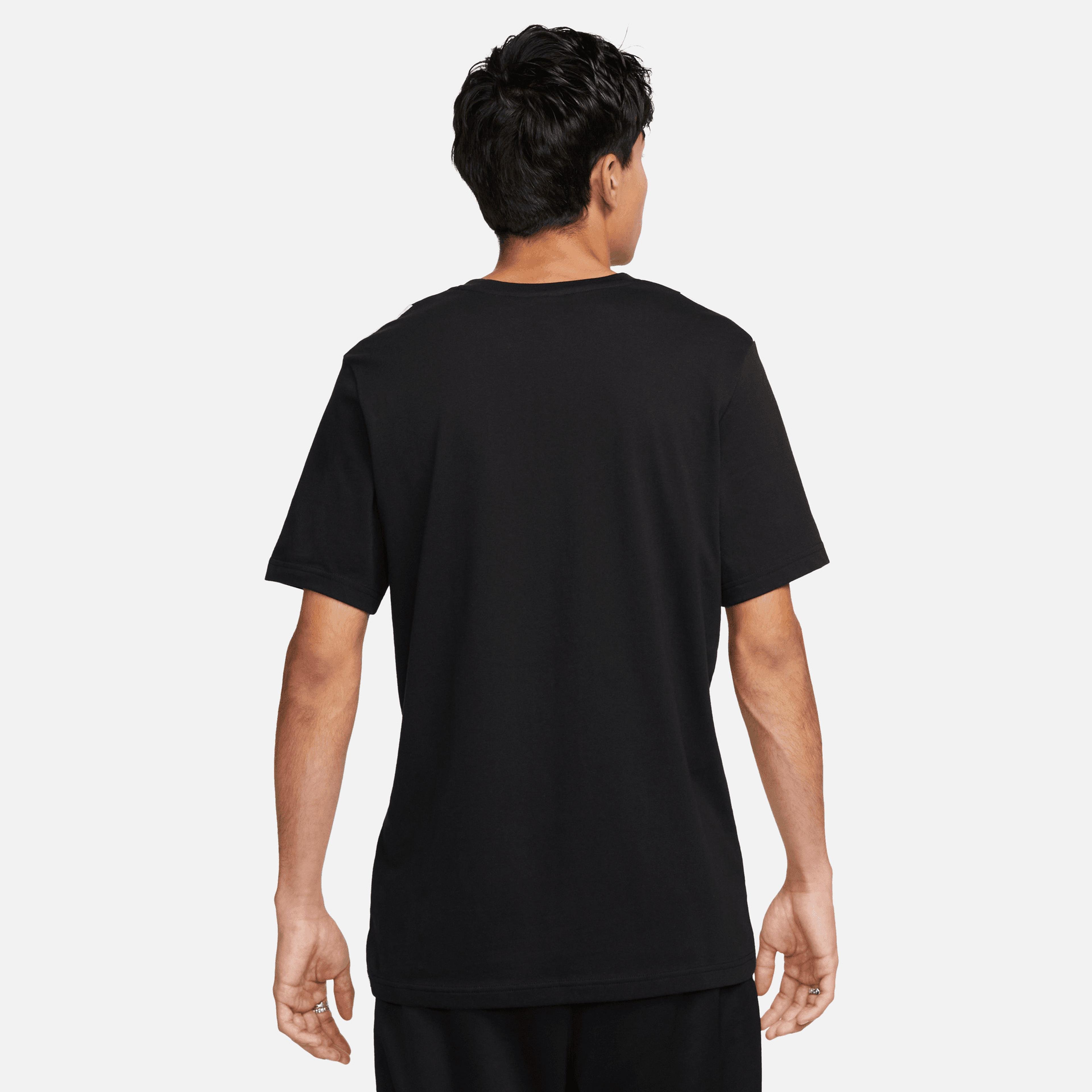 Nike Sportswear Swoosh Air Short-Sleeve Erkek Siyah T-Shirt