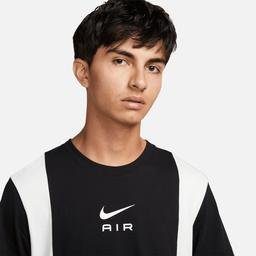 Nike Sportswear Swoosh Air Short-Sleeve Erkek Siyah T-Shirt