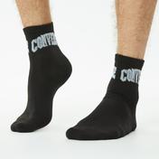 Converse Chuck Taylor Crew 3'lü Erkek Gri/Siyah/Beyaz Çorap