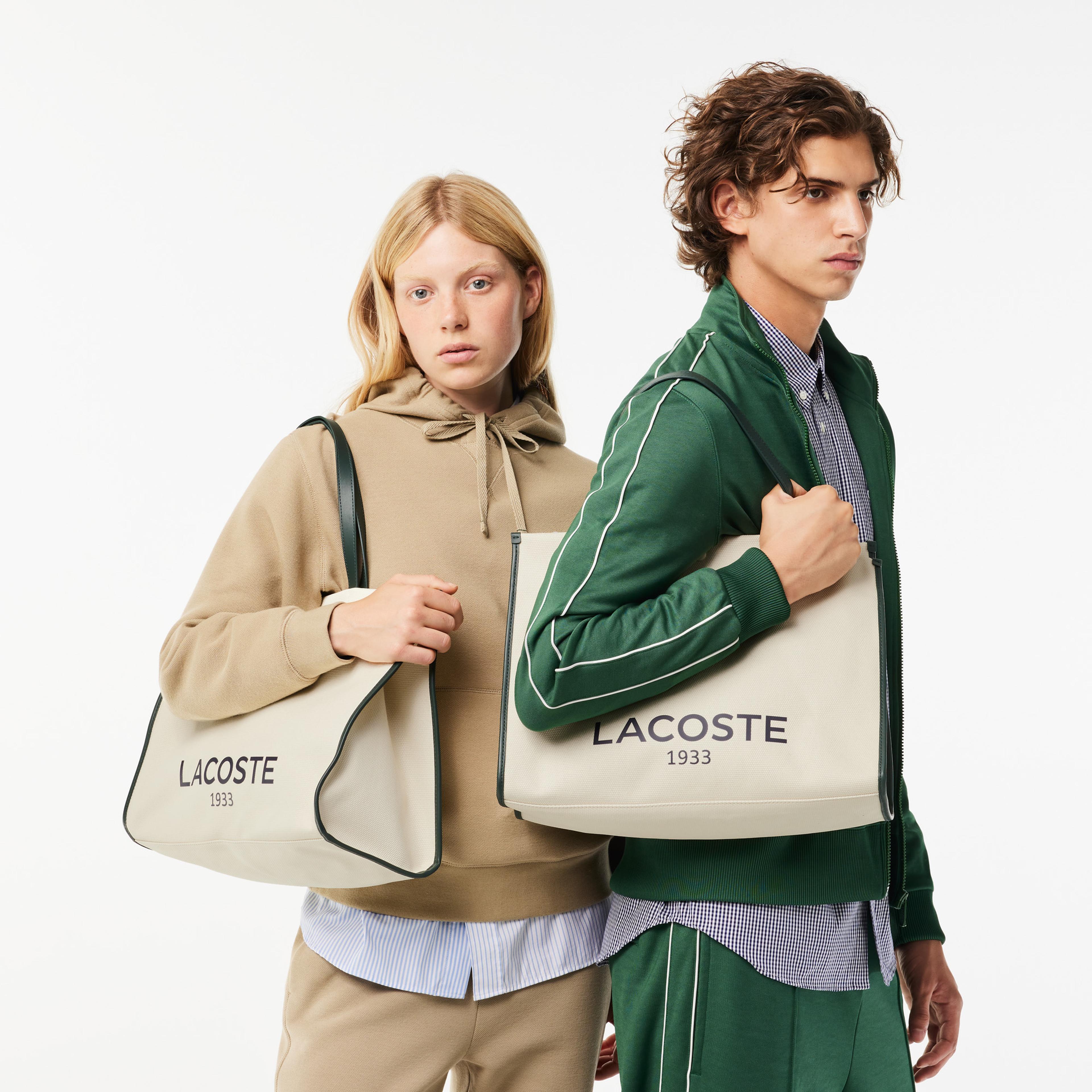Lacoste Heritage Unisex Krem Omuz Çantası