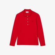 Lacoste Kadın Slim Fit Kırmızı Polo