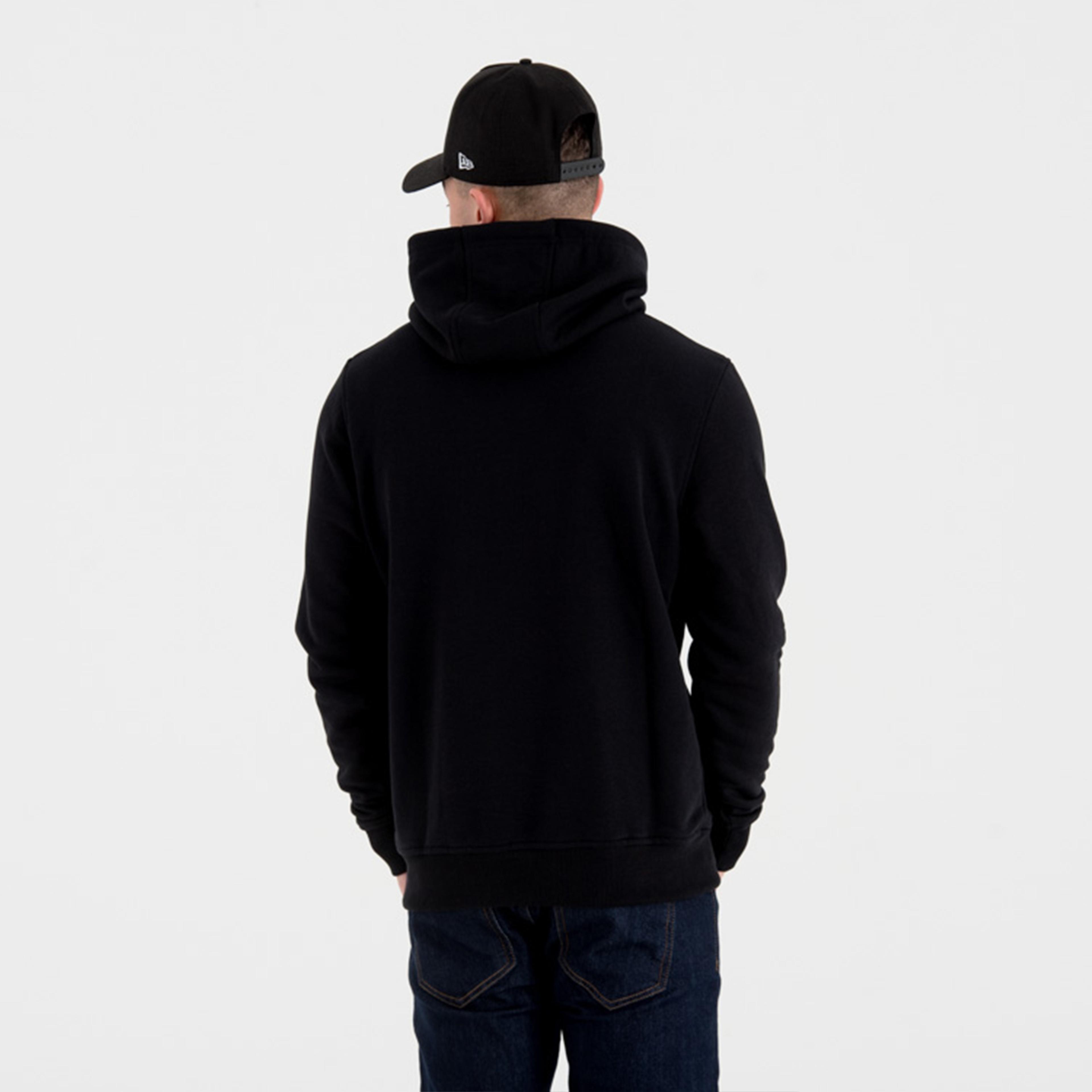 New Era NBA Chicago Bulls Erkek Siyah Hoodie
