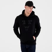 New Era NBA Chicago Bulls Erkek Siyah Hoodie