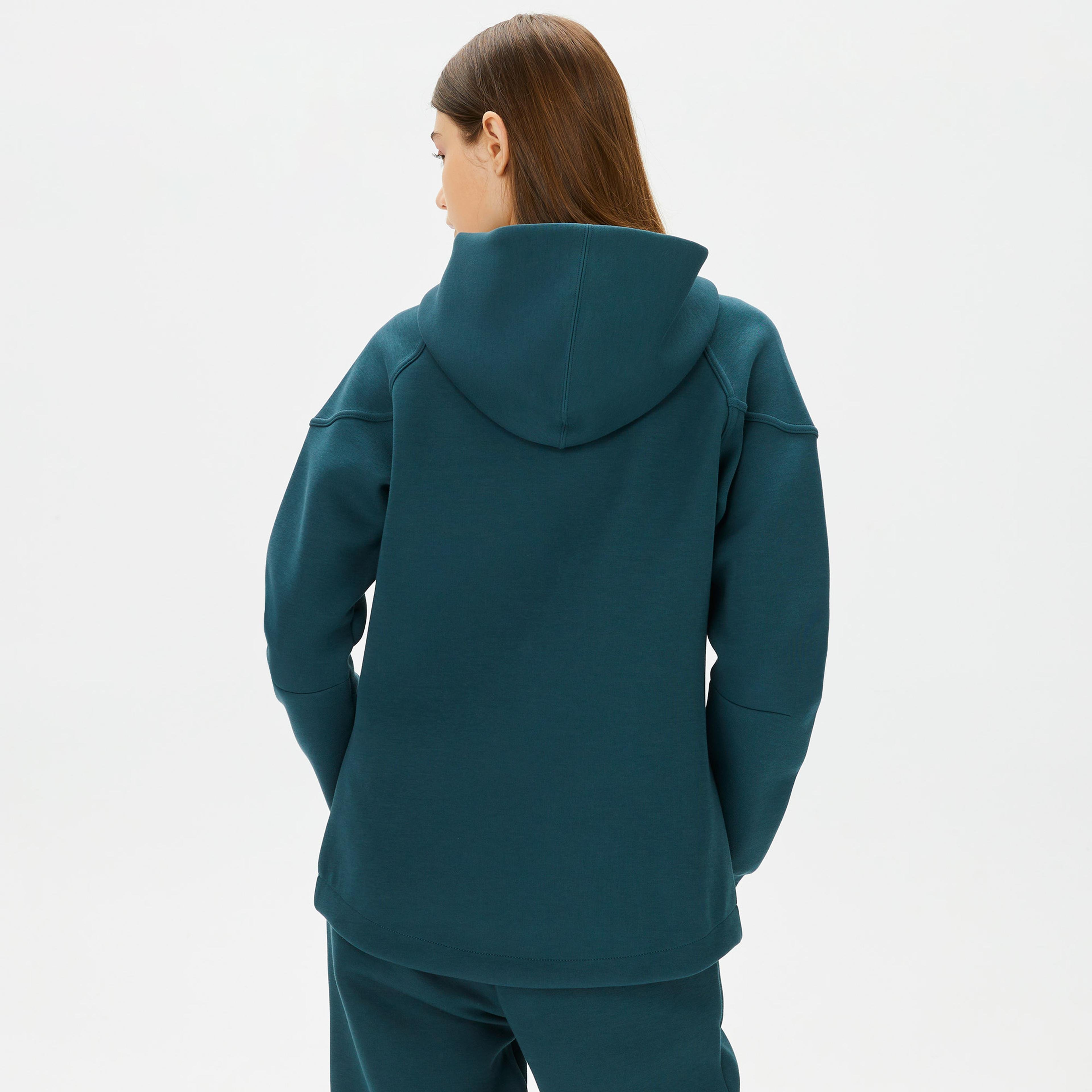 Nike Sportswear Tech Fleece Windrunner Kadın Yeşil Eşofman Üstü