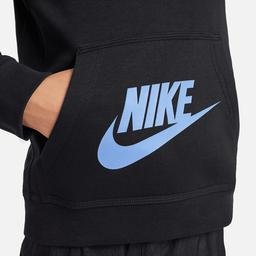 Nike Sportswear Si Flc Po Çocuk Siyah Hoodie