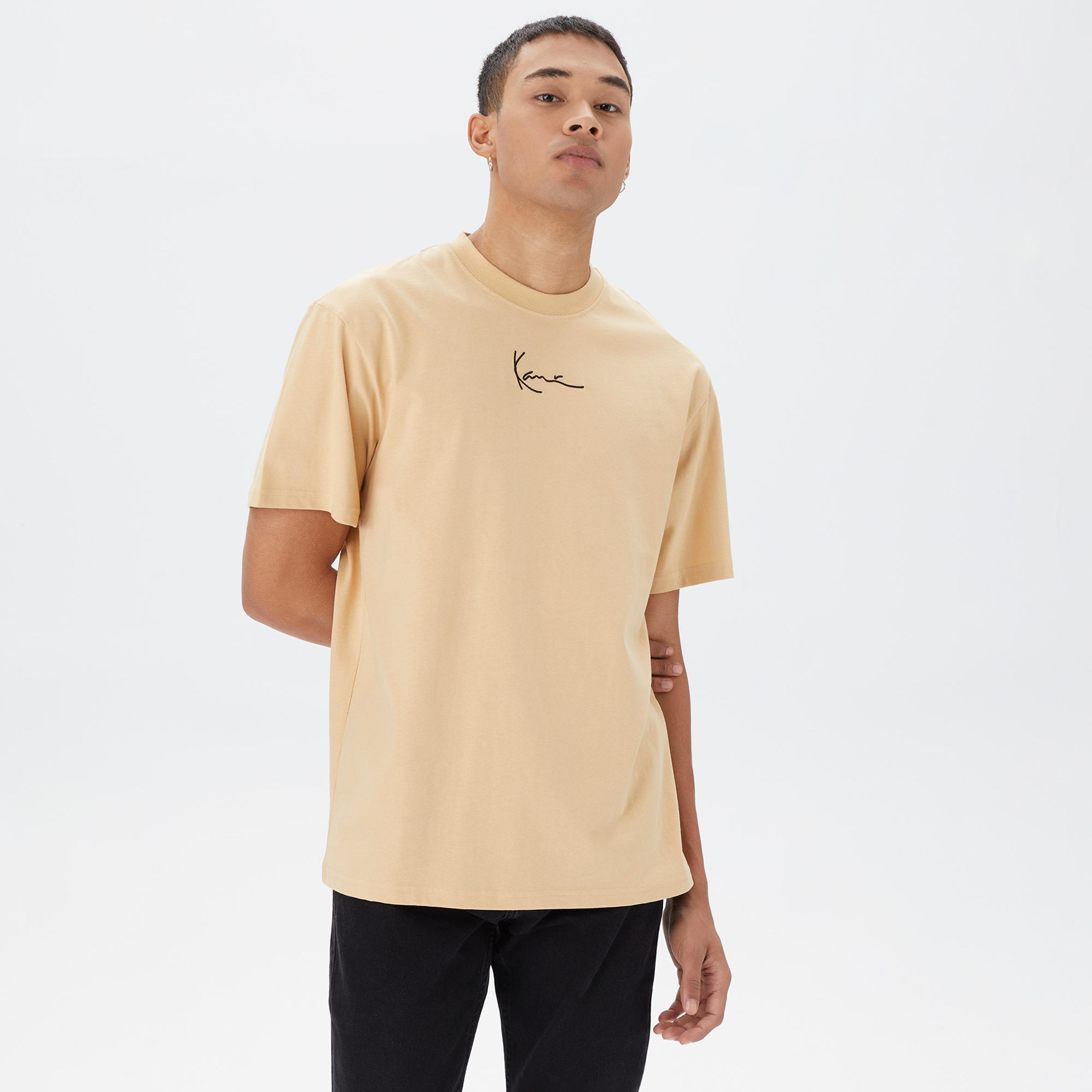 Karl Kani Small Signature Erkek Krem T-Shirt