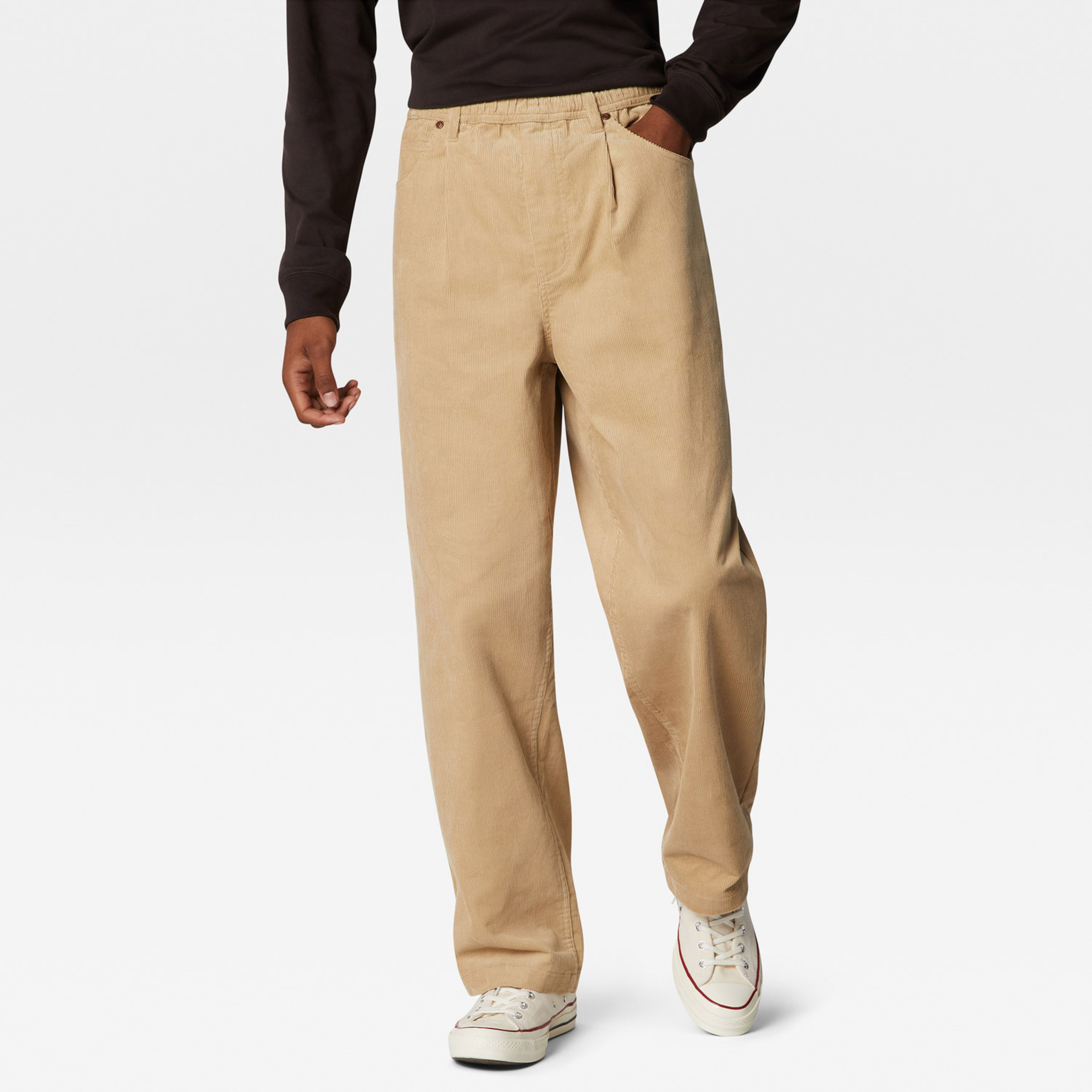 Converse Corduroy Erkek Krem Pantolon