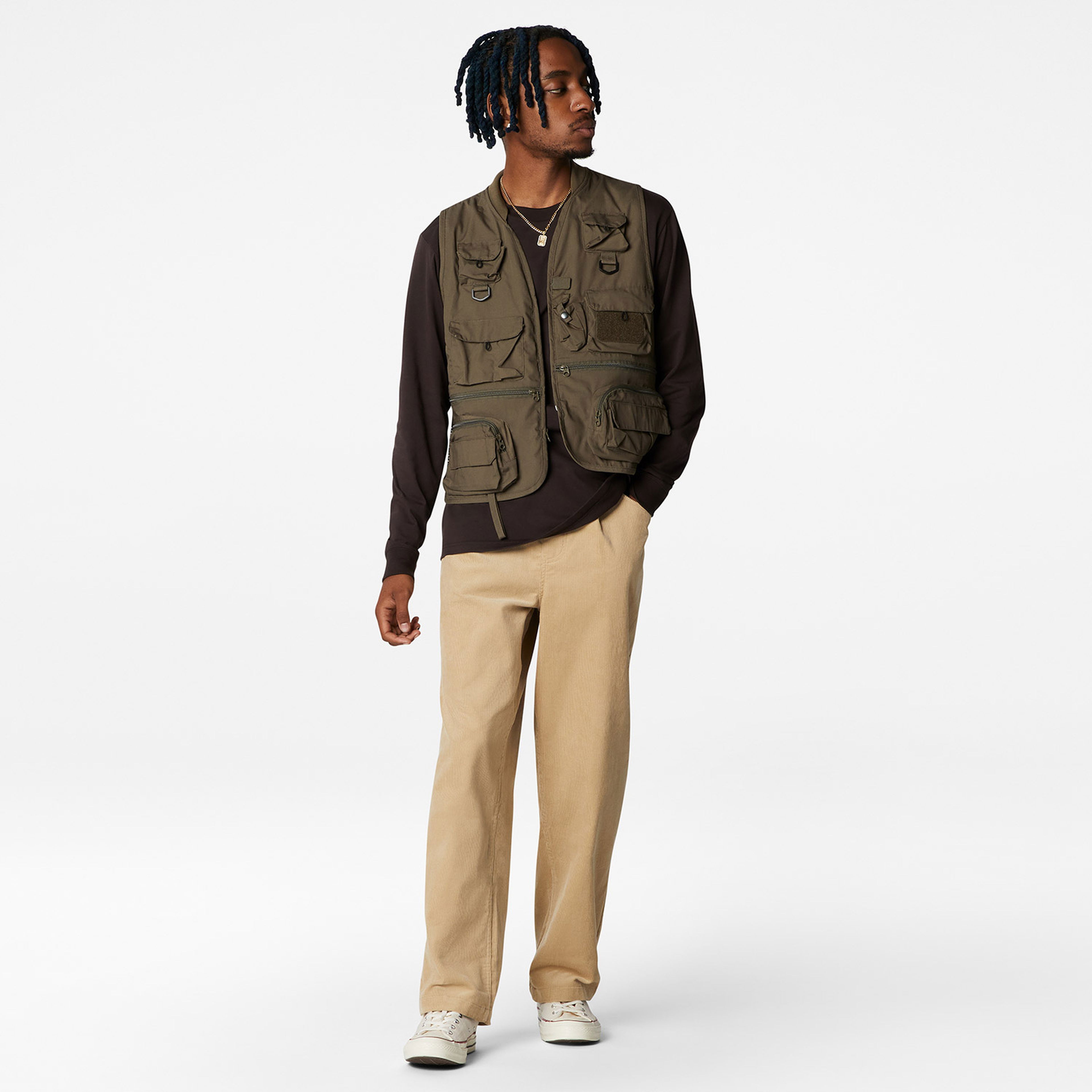 Converse Corduroy Erkek Krem Pantolon