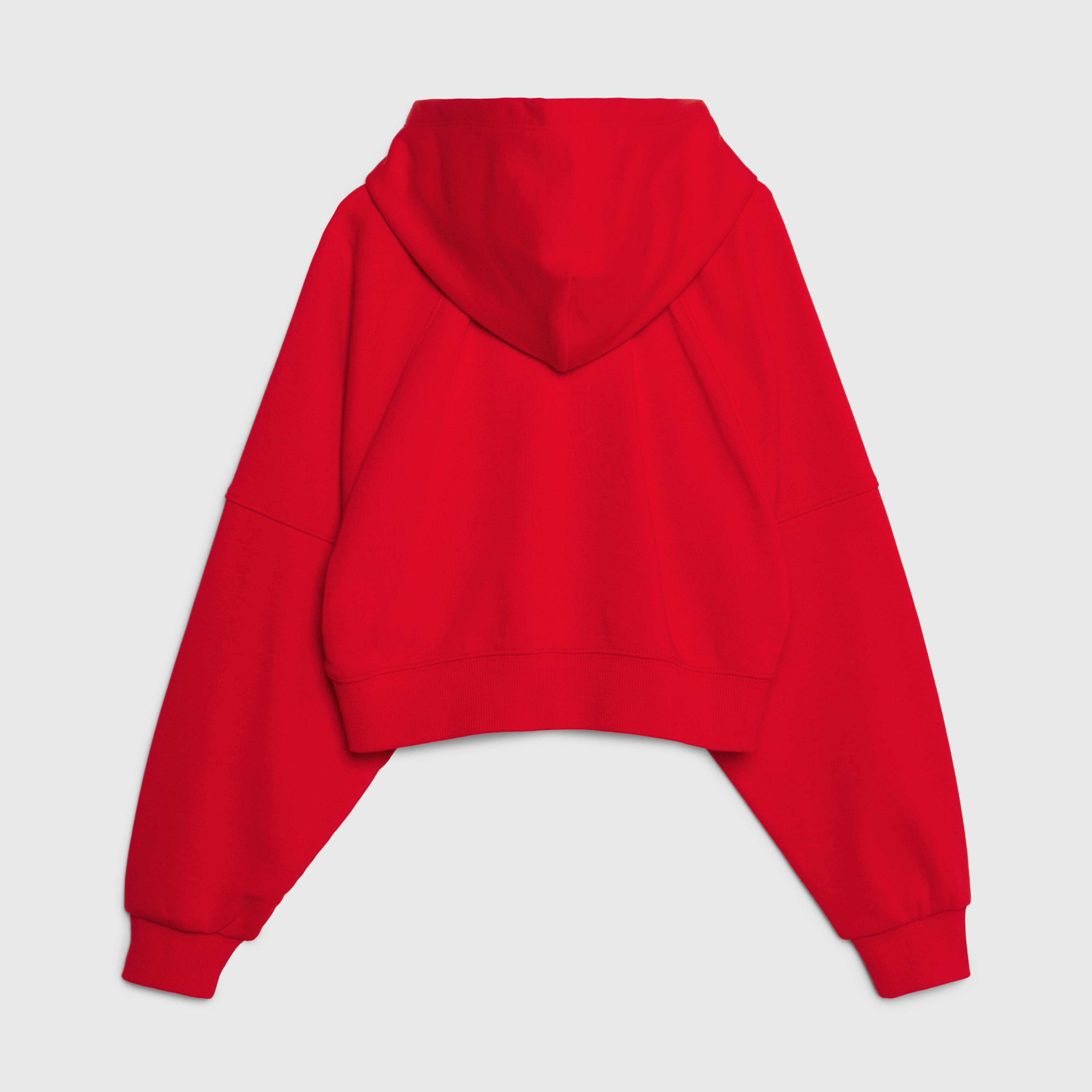 Tommy Hilfiger Flag Hoodie Kız Çocuk Turuncu Sweatshirt