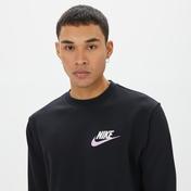 Nike Club+ Fit Crew Erkek Siyah Sweatshirt
