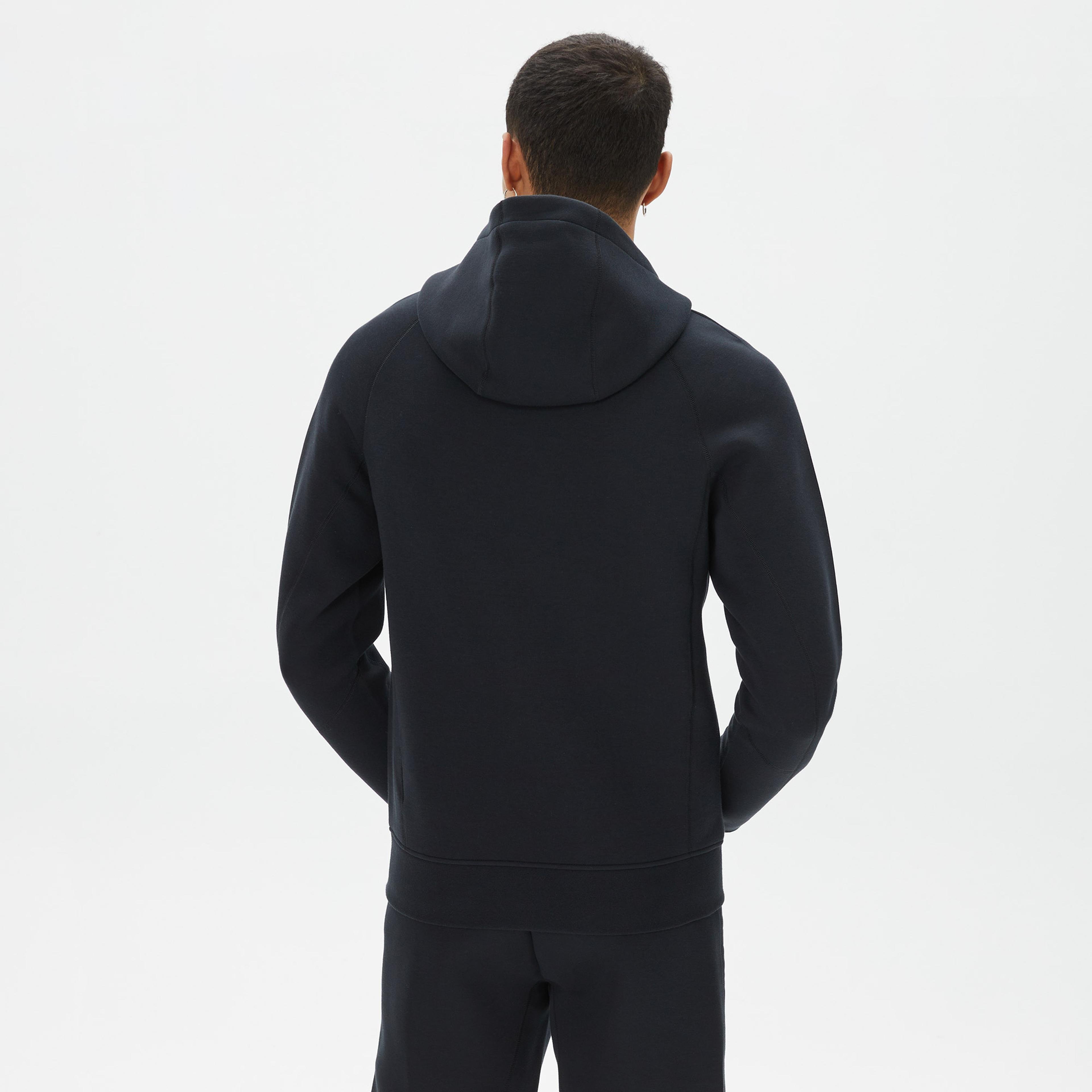 Nike Tech Fleece Pullover Erkek Siyah Hoodie