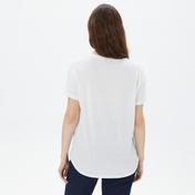 Nautica Kadın Beyaz Relaxed Fit T-Shirt