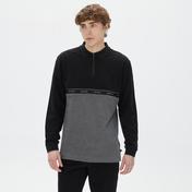 Nautica Erkek Gri Classic Fit Uzun Kollu Polo