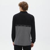 Nautica Erkek Gri Classic Fit Uzun Kollu Polo