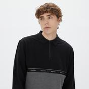 Nautica Erkek Gri Classic Fit Uzun Kollu Polo