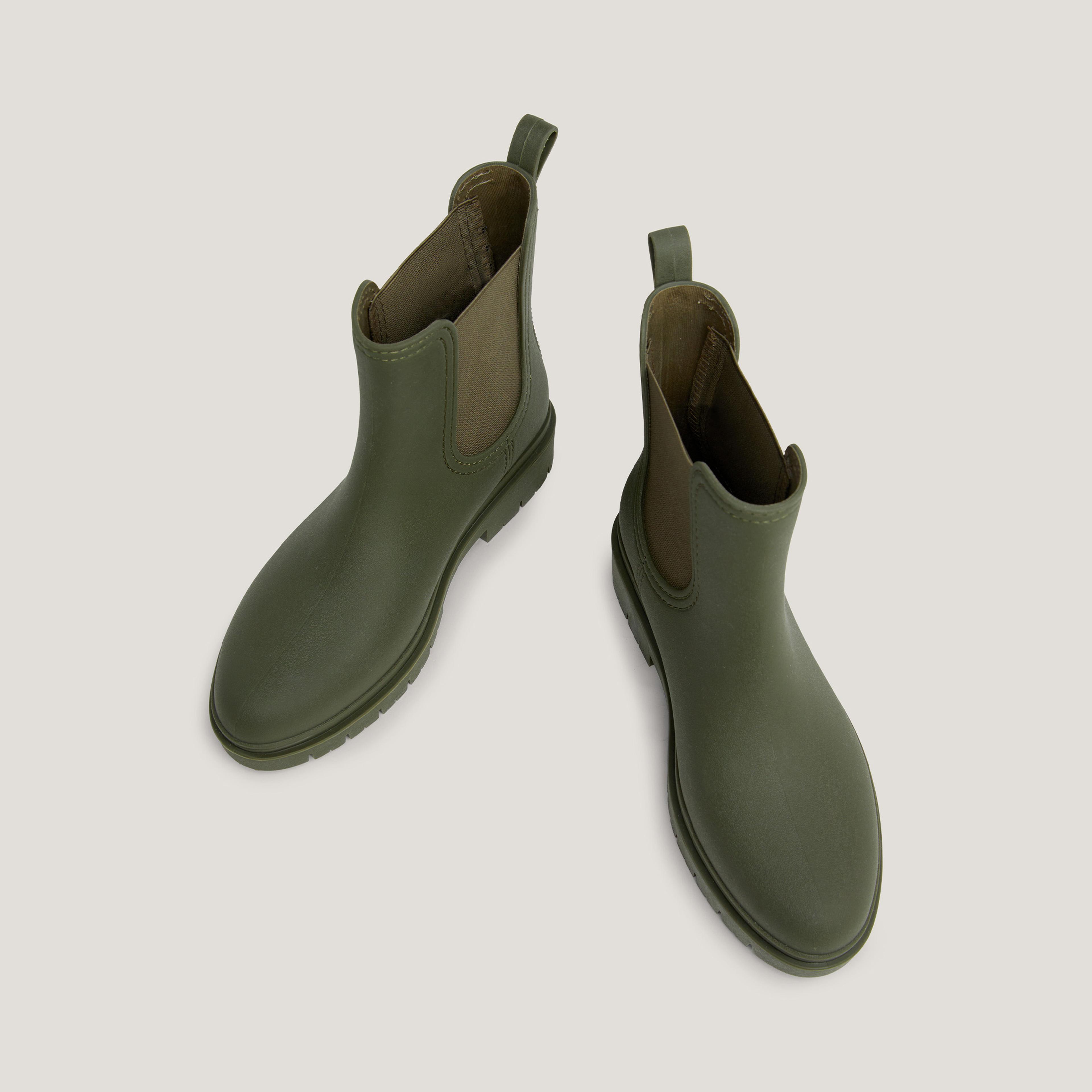 Tommy Hilfiger Essential Rainbootie Kadın Haki Bot