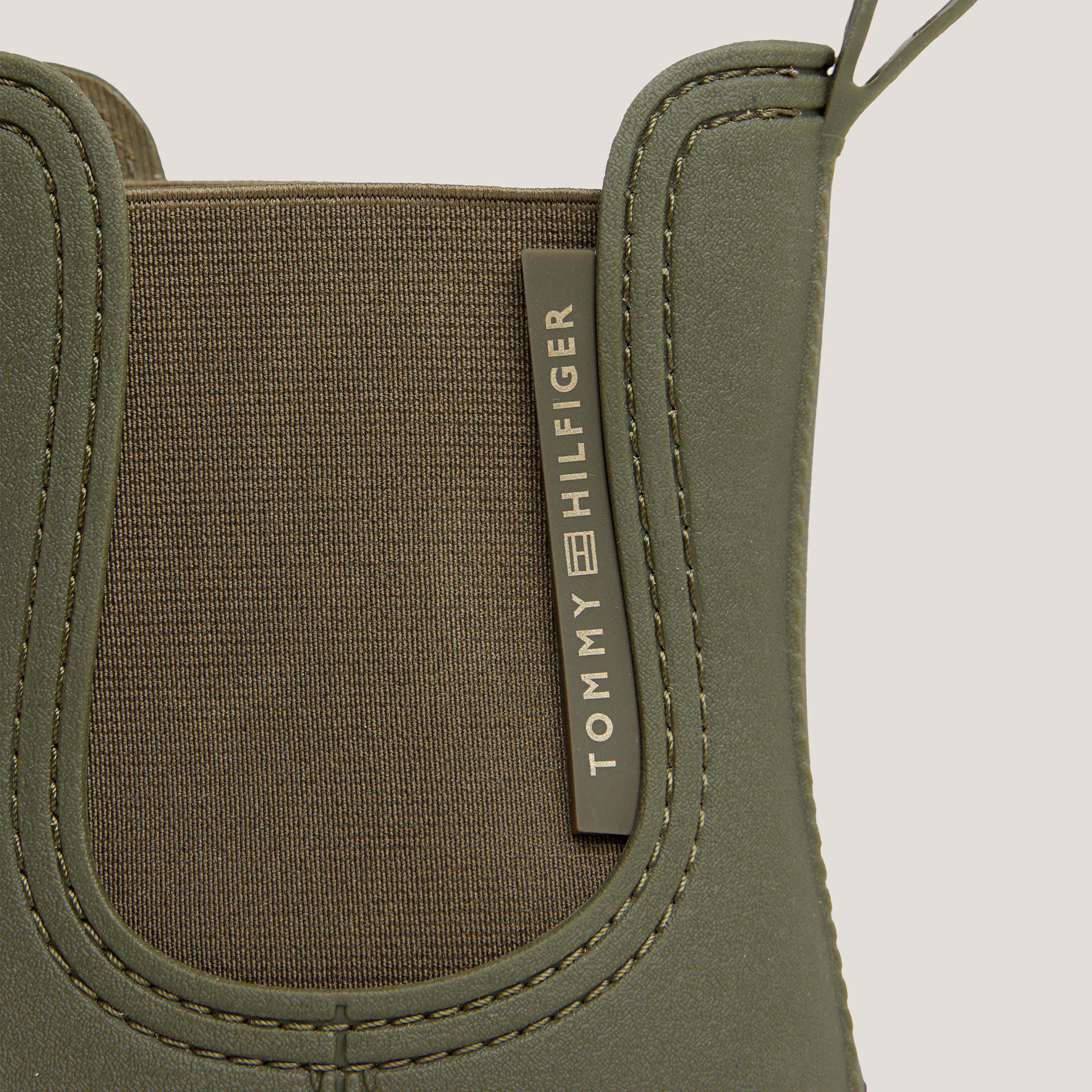 Tommy Hilfiger Essential Rainbootie Kadın Haki Bot