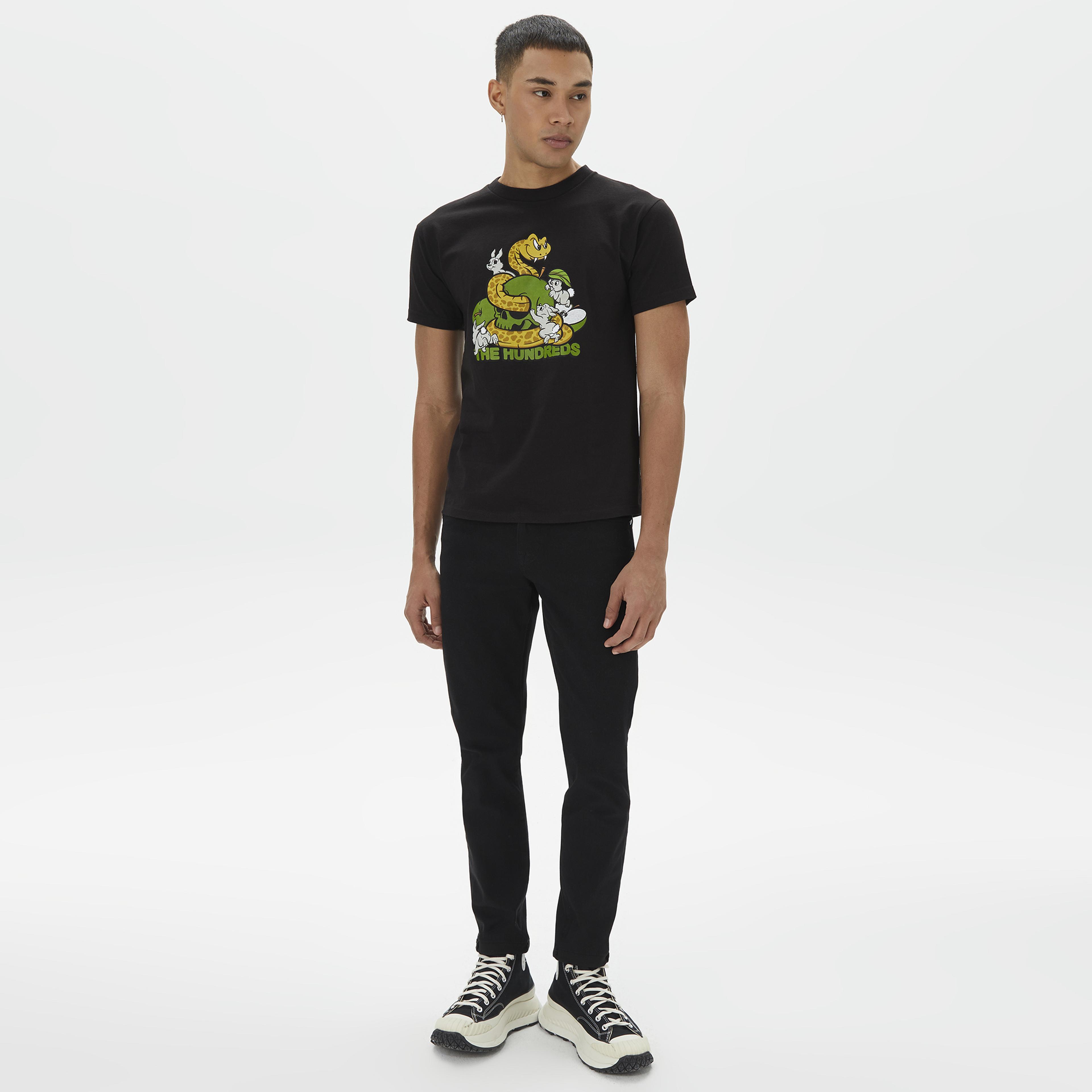 The Hundreds Bad Apples Erkek Siyah T-Shirt