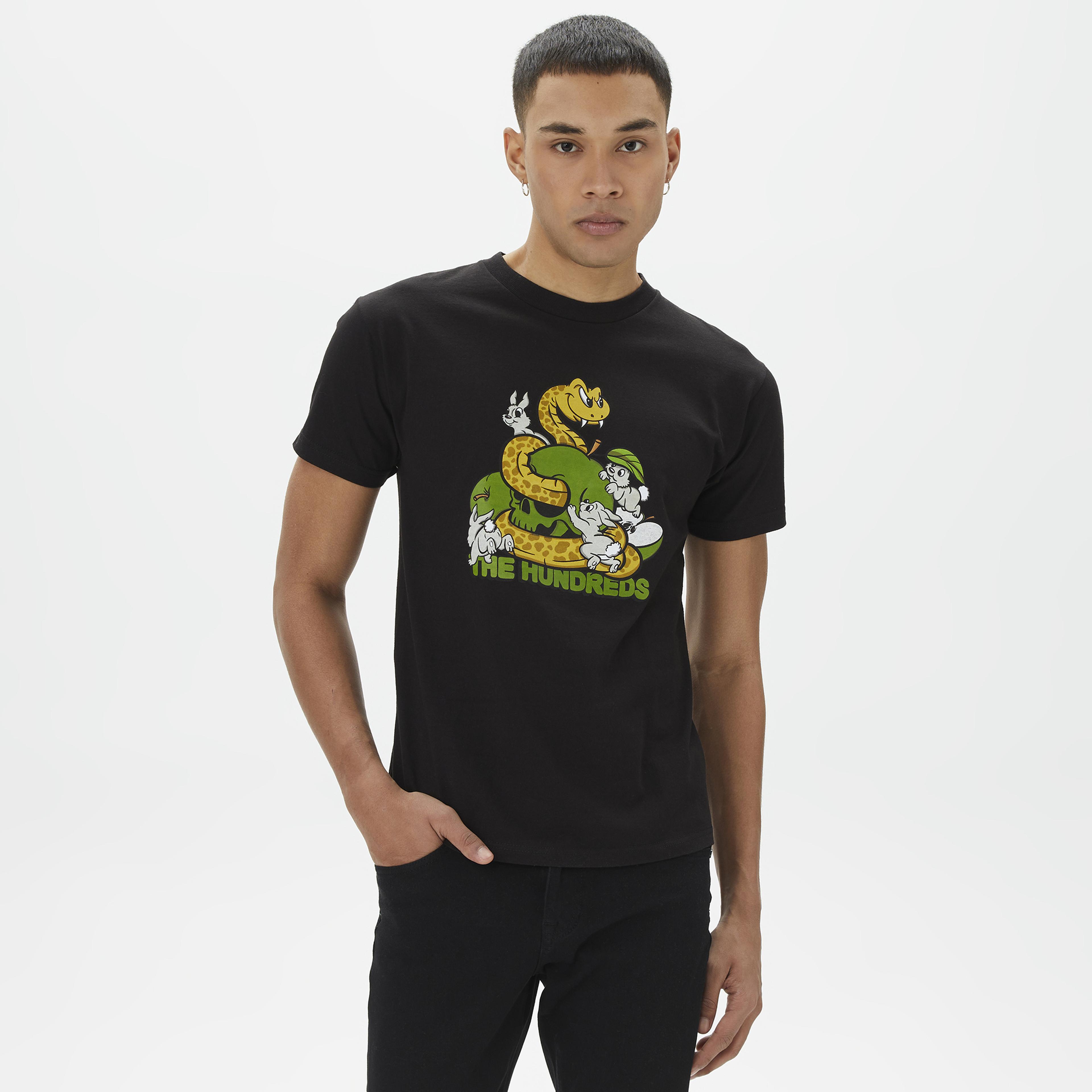 The Hundreds Bad Apples Erkek Siyah T-Shirt