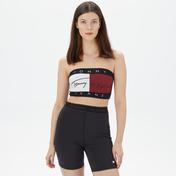 Tommy Jeans Bandeau Kadın Siyah Bra
