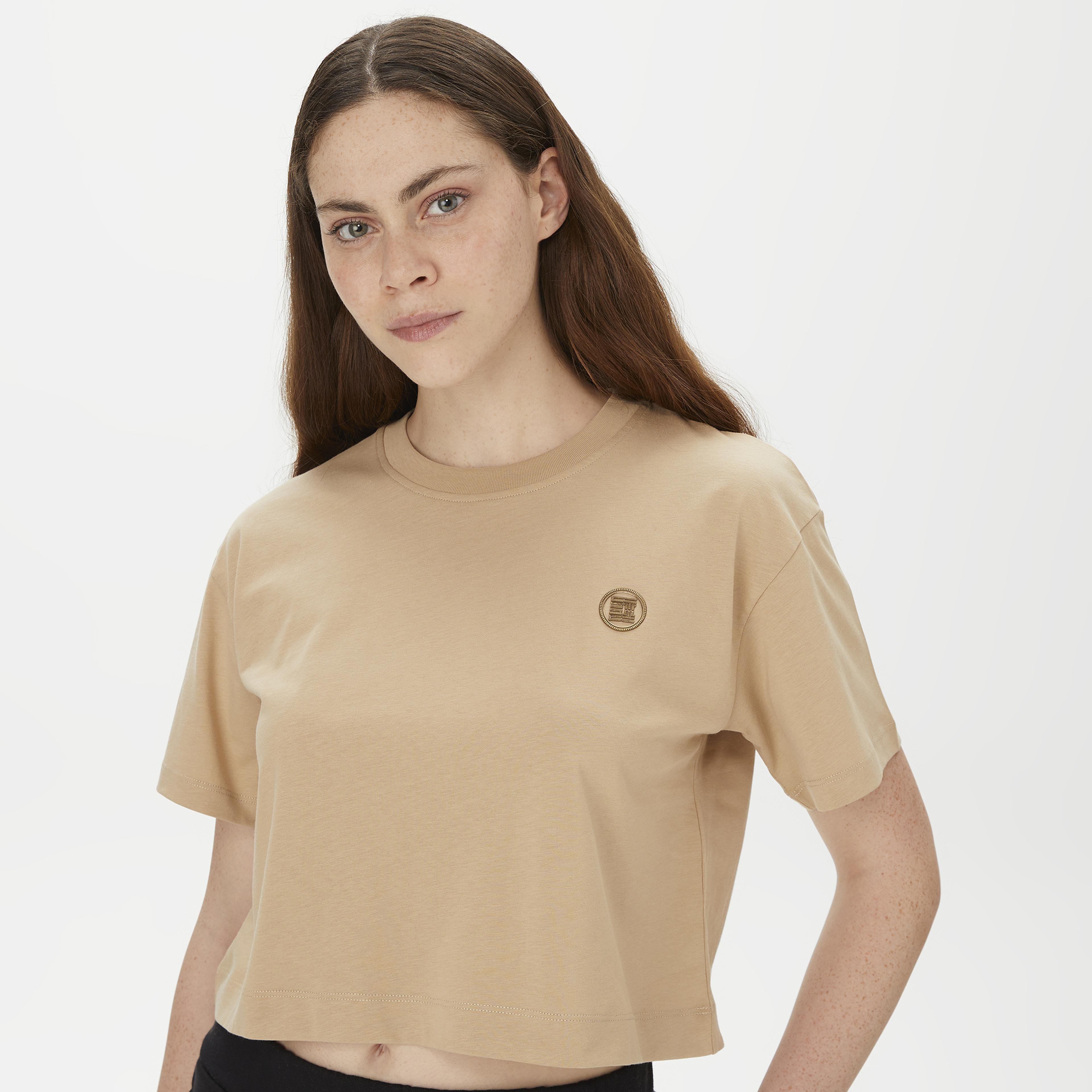 Sportempt Lifestyle Kadın Bej  T-Shirt